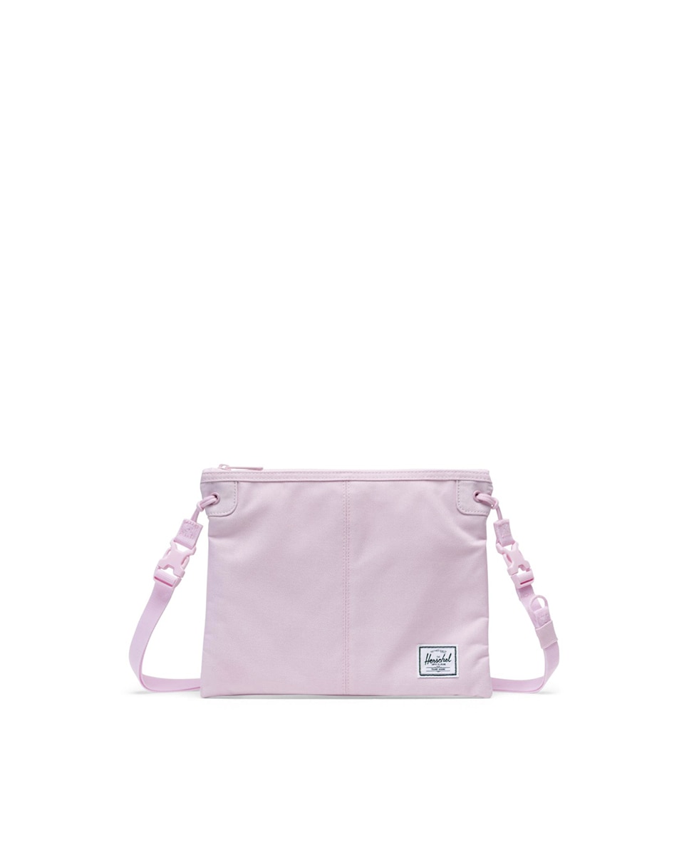 Bandolera de mujer en tejido color rosa con cremallera - Herschel - Rosa Rosa-1