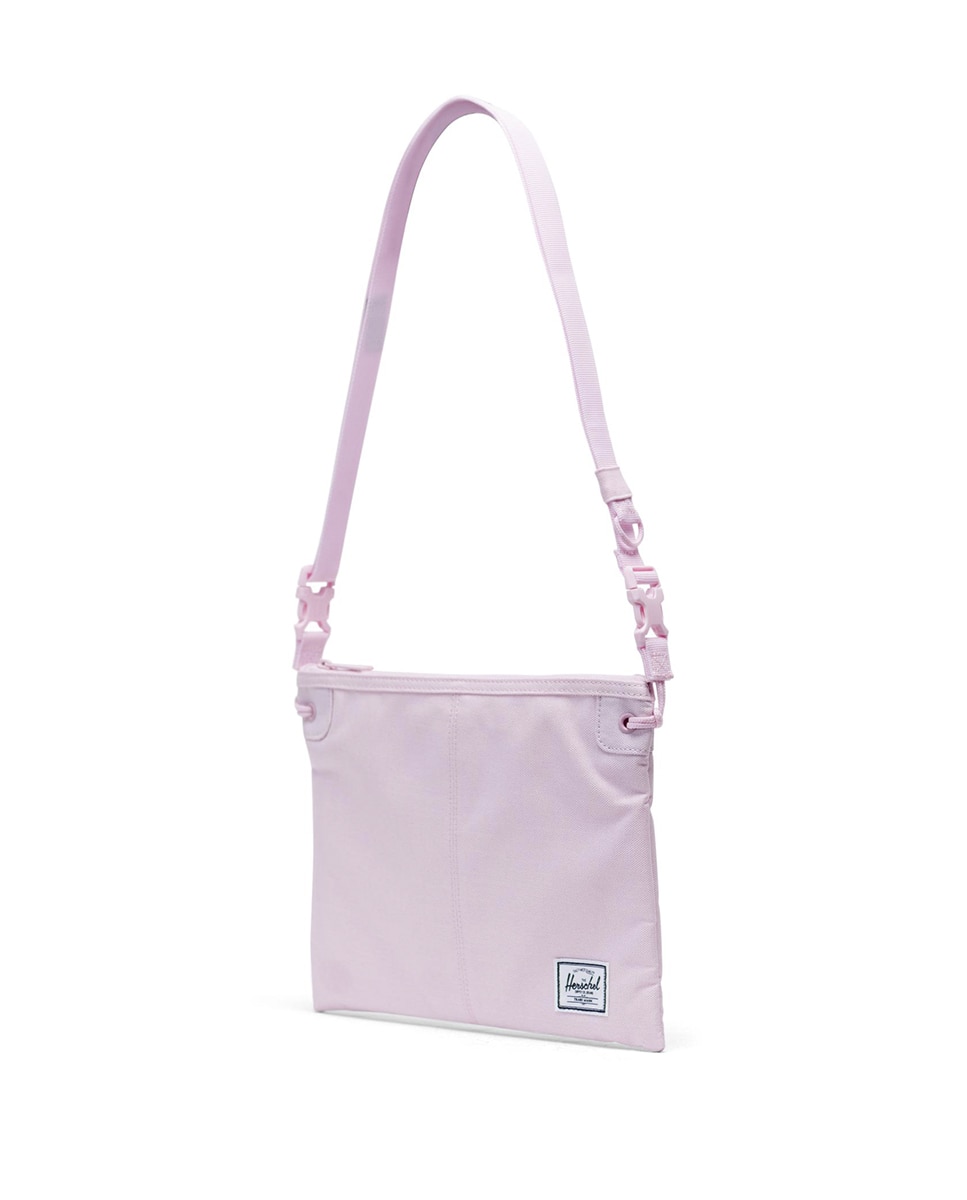 Bandolera de mujer en tejido color rosa con cremallera - Herschel - Rosa Rosa-2