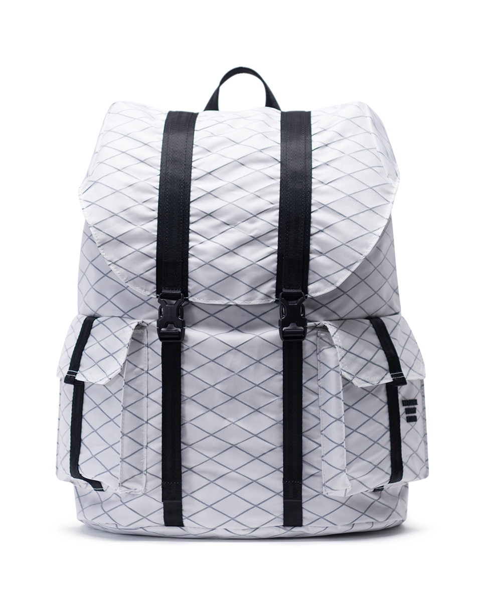 Mochila unisex herschel en tejido con tiras imántadas - Blanco Blanco-3