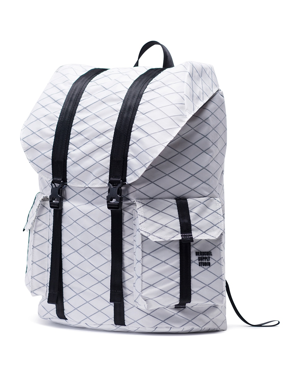 Mochila unisex herschel en tejido con tiras imántadas - Blanco Blanco-2
