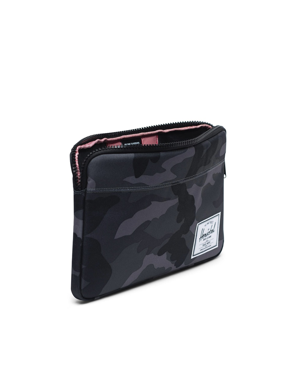 Funda para ordenador y tablet unisex de 12" con cremallera color gris - Herschel - Gris oscuro Gris oscuro-2