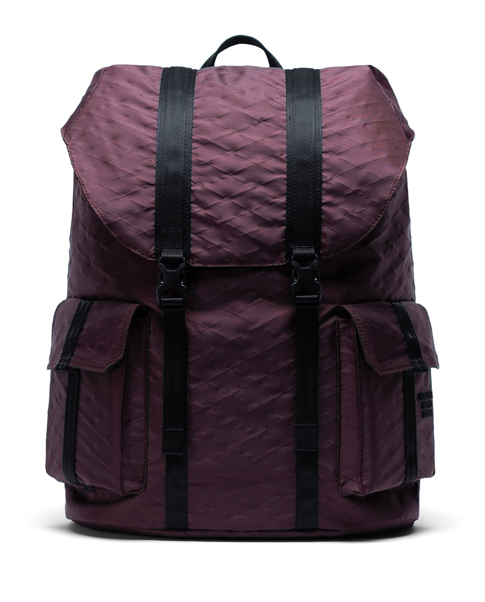 Mochila unisex herschel en tejido con tiras imántadas - Granate Granate-2
