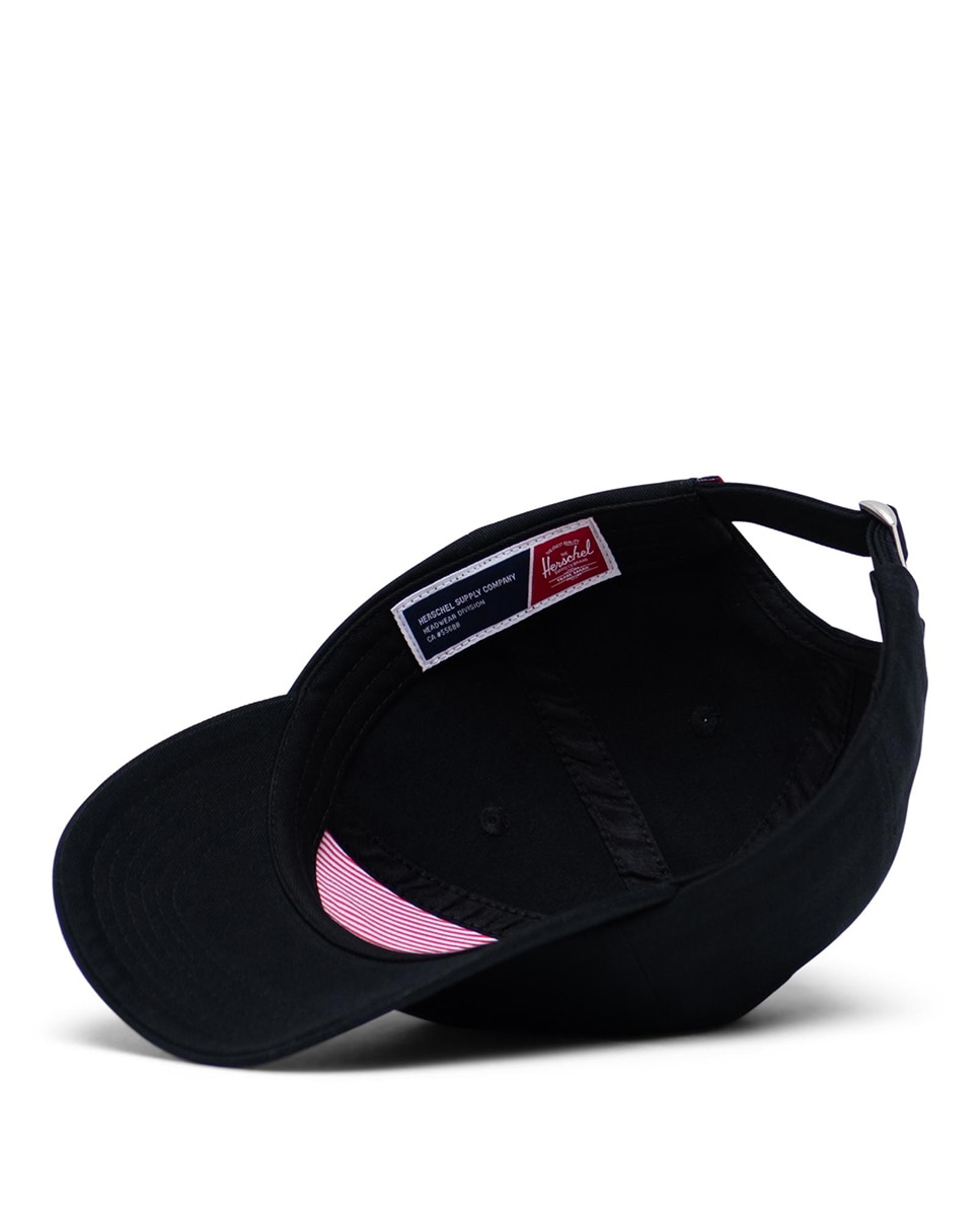 Gorra unisex herschel en tejido de algodón - Negro Negro-2