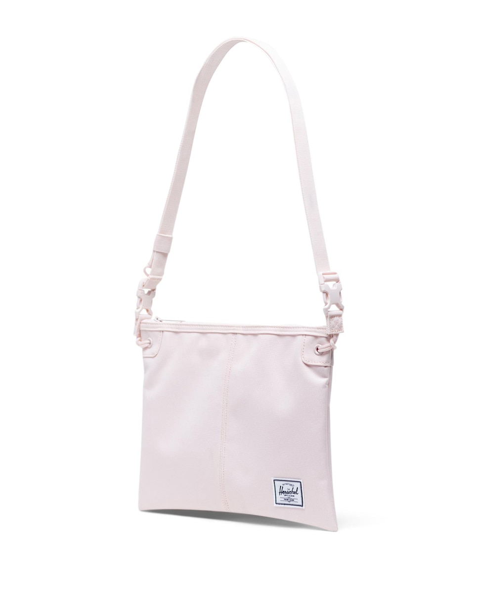 Bandolera mujer en tejido multicolor con cremallera - Herschel - Rosa Rosa-2