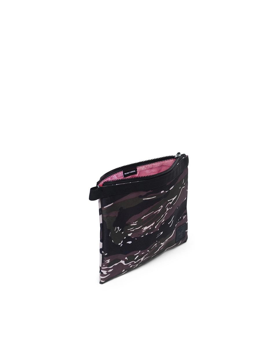 Neceser plano unisex herschel en tejido con cremallera - Marrón claro Marrón claro-2
