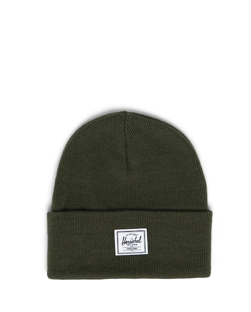 Imagen 0 de Gorro unisex de punto acanalado verde