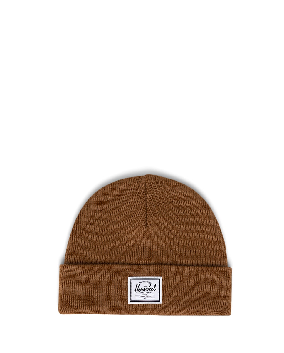 Gorro unisex de punto acanalado - Herschel - Marrón Marrón-2