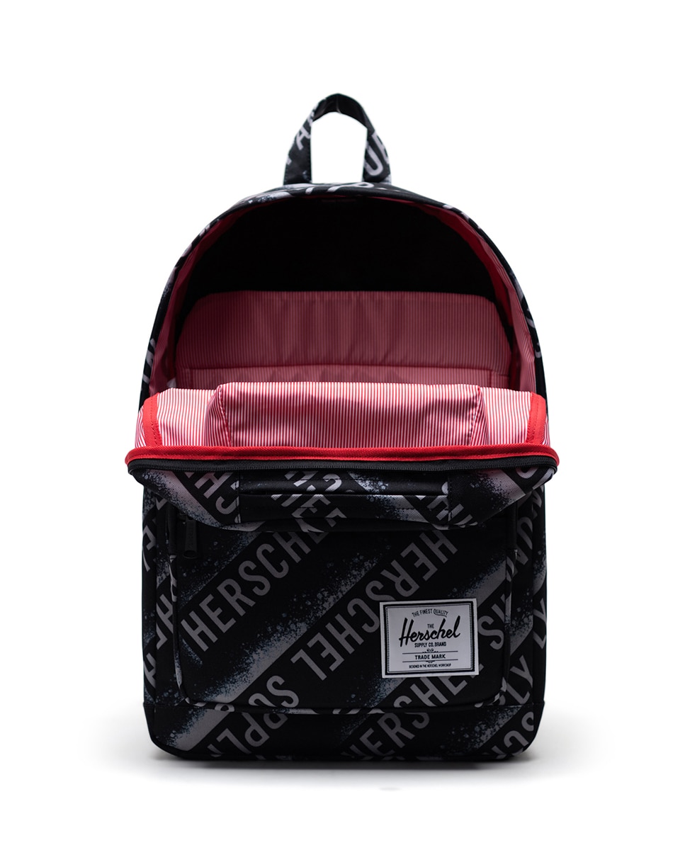 Mochila unisex herschel en tejido de 25 l con funda para portátil - Negro / Blanco Negro / Blanco-2