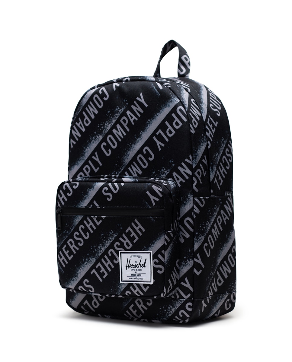 Mochila unisex herschel en tejido de 25 l con funda para portátil - Negro / Blanco Negro / Blanco-3