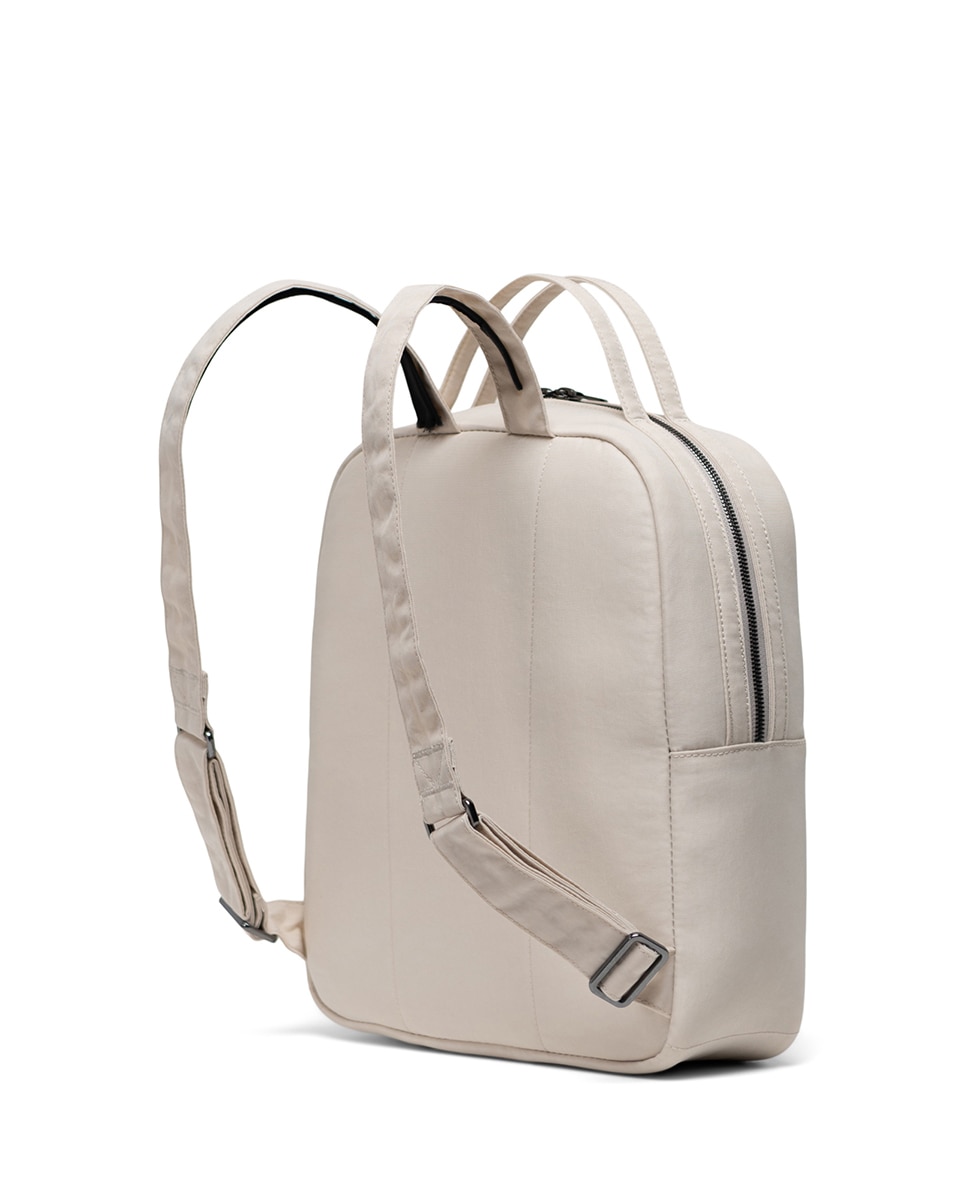 Mochila mujer herschel 11 l en tejido ecológico con piel vegana - Blanco Blanco-2