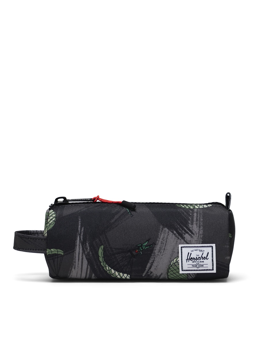 Estuche unisex herschel en tejido con cremallera - Azul grisáceo Azul grisáceo-1