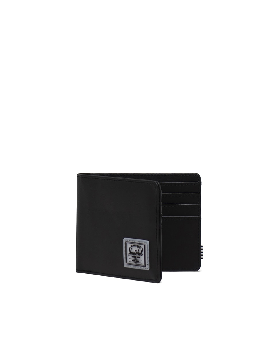 Cartera hombre herschel plegable en material impermeable - Negro Negro-2