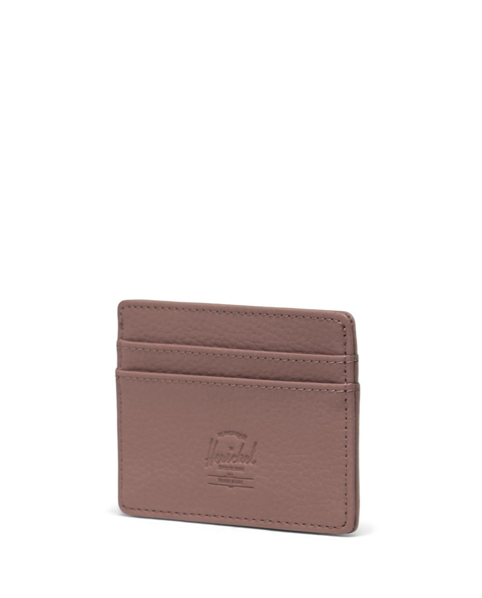 Tarjetero unisex herschel de piel vegana - Rosa Rosa-2
