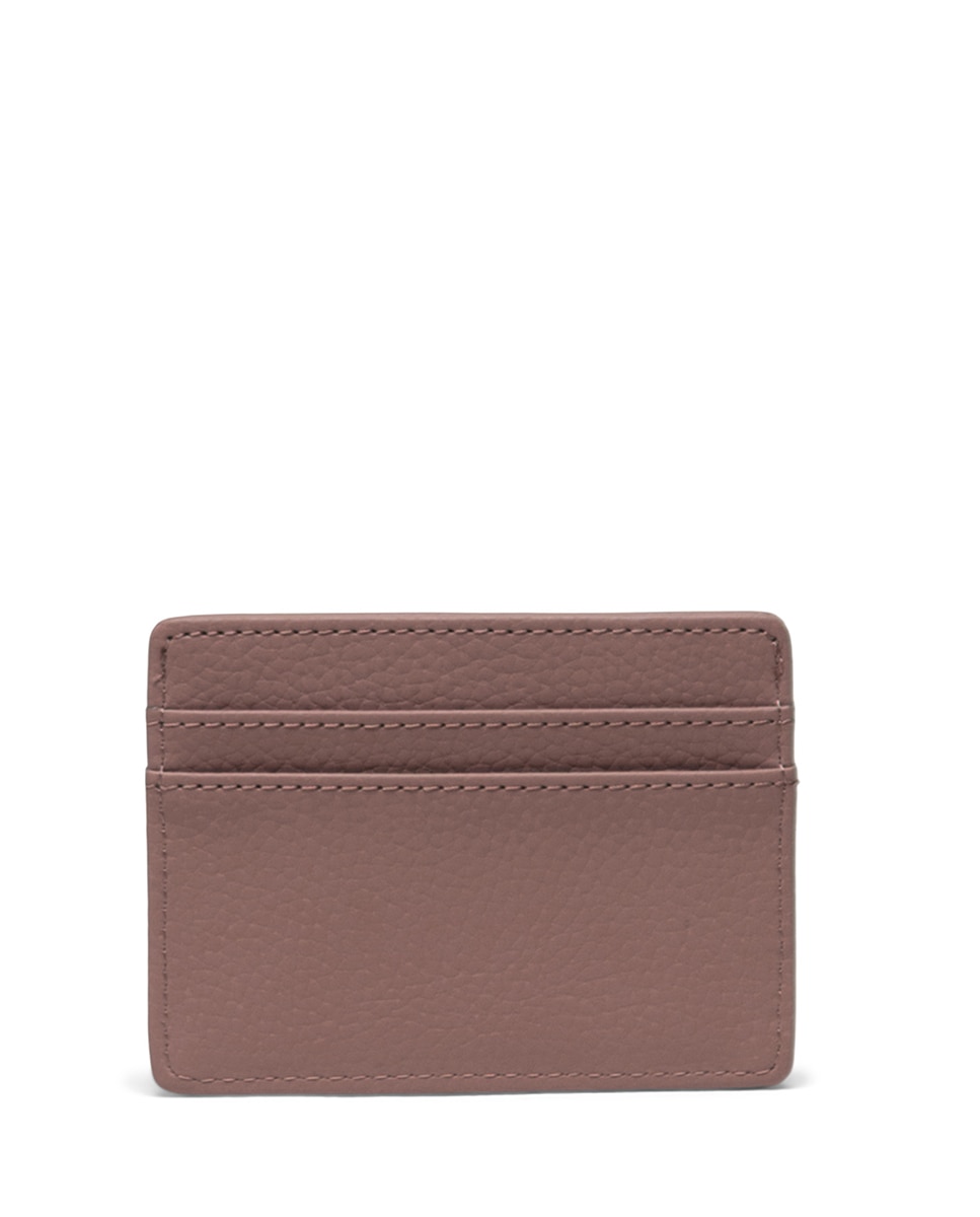 Tarjetero unisex herschel de piel vegana - Rosa Rosa-3