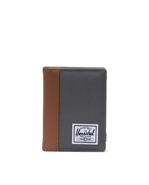 Imagen 0 de Tarjetero unisex plegable en tejido gris