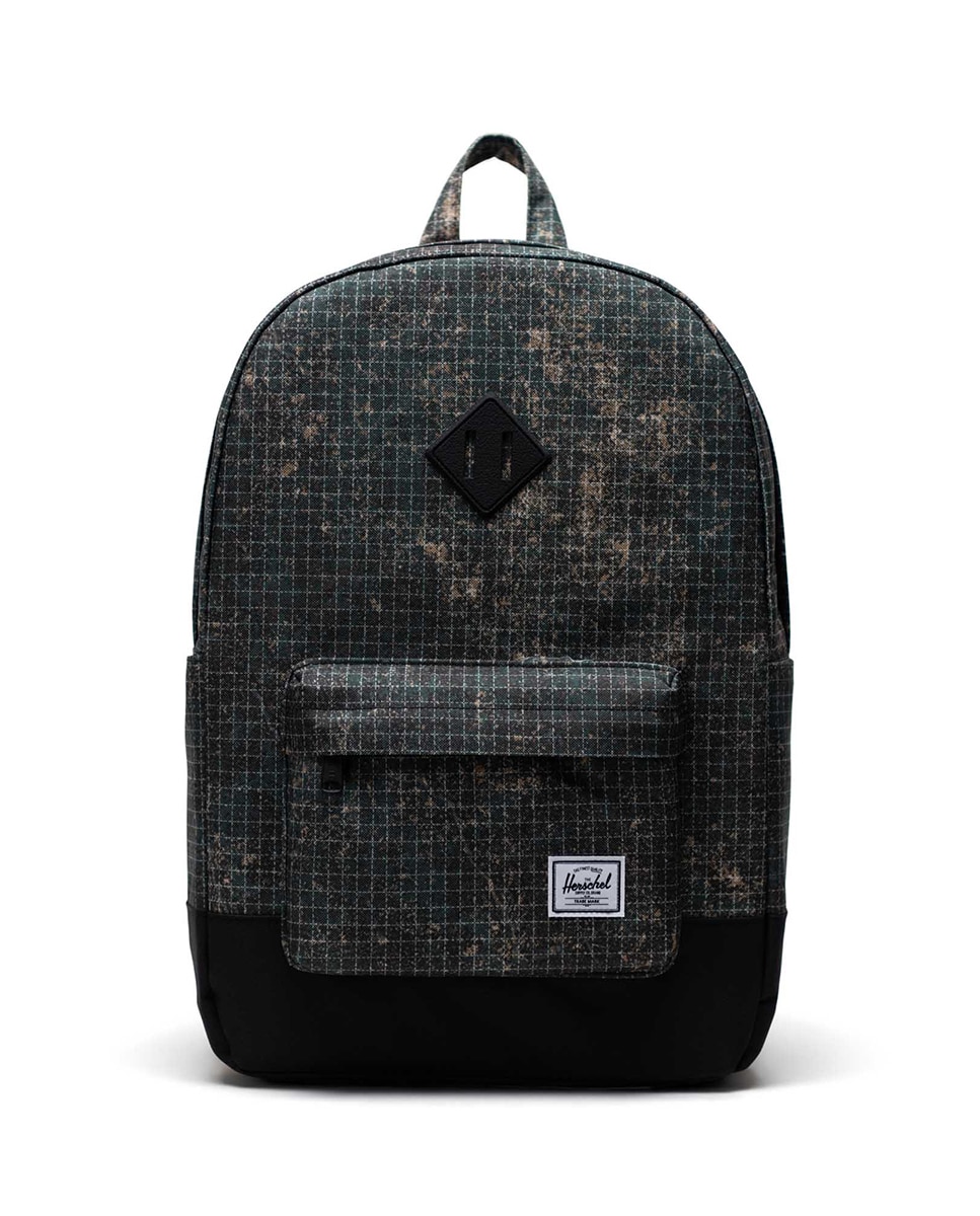 Mochila unisex herschel ecológica en tejido de 24 l con funda para portátil - Verde militar Verde militar-1