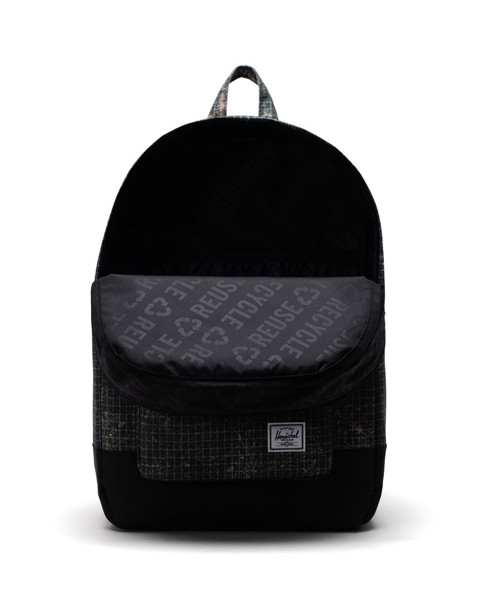 Mochila unisex herschel ecológica en tejido de 24 l con funda para portátil - Verde militar Verde militar-2