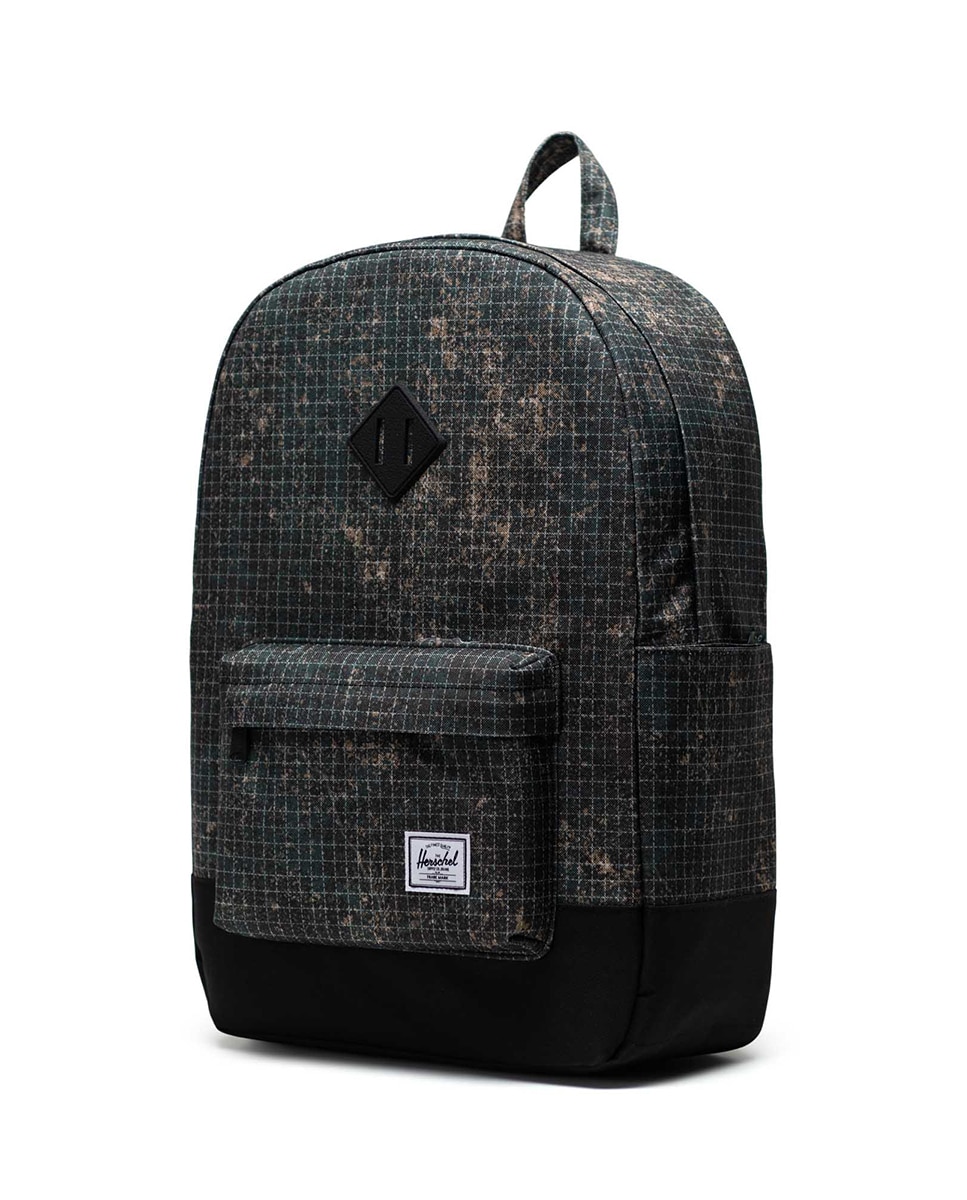 Mochila unisex herschel ecológica en tejido de 24 l con funda para portátil - Verde militar Verde militar-3