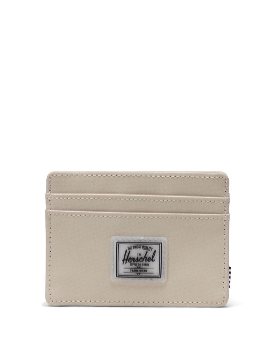 Tarjetero unisex ecológico en material impermeable - Herschel - Beige Beige-1