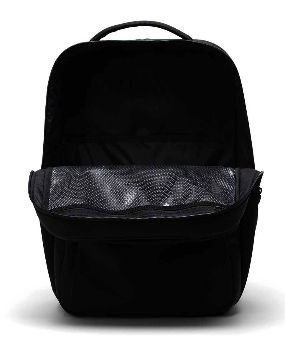 Mochila unisex herschel viaje de 30 l en tejido ecológico con funda ordenador 16 - Negro Negro-2