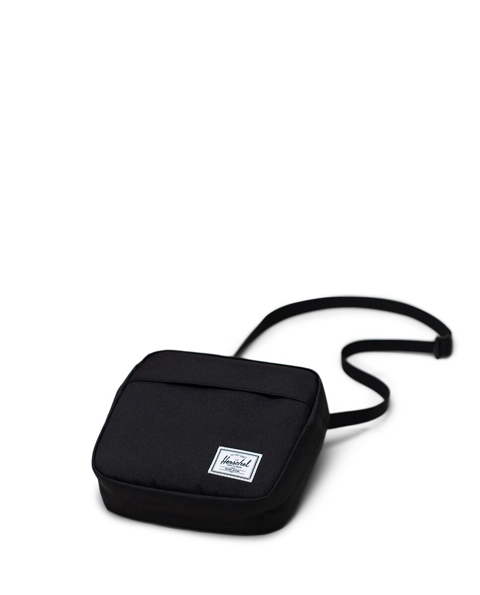 Bandolera unisex herschel ecológica en tejido 2 l con cremallera y bolsillo interno - Negro Negro-2