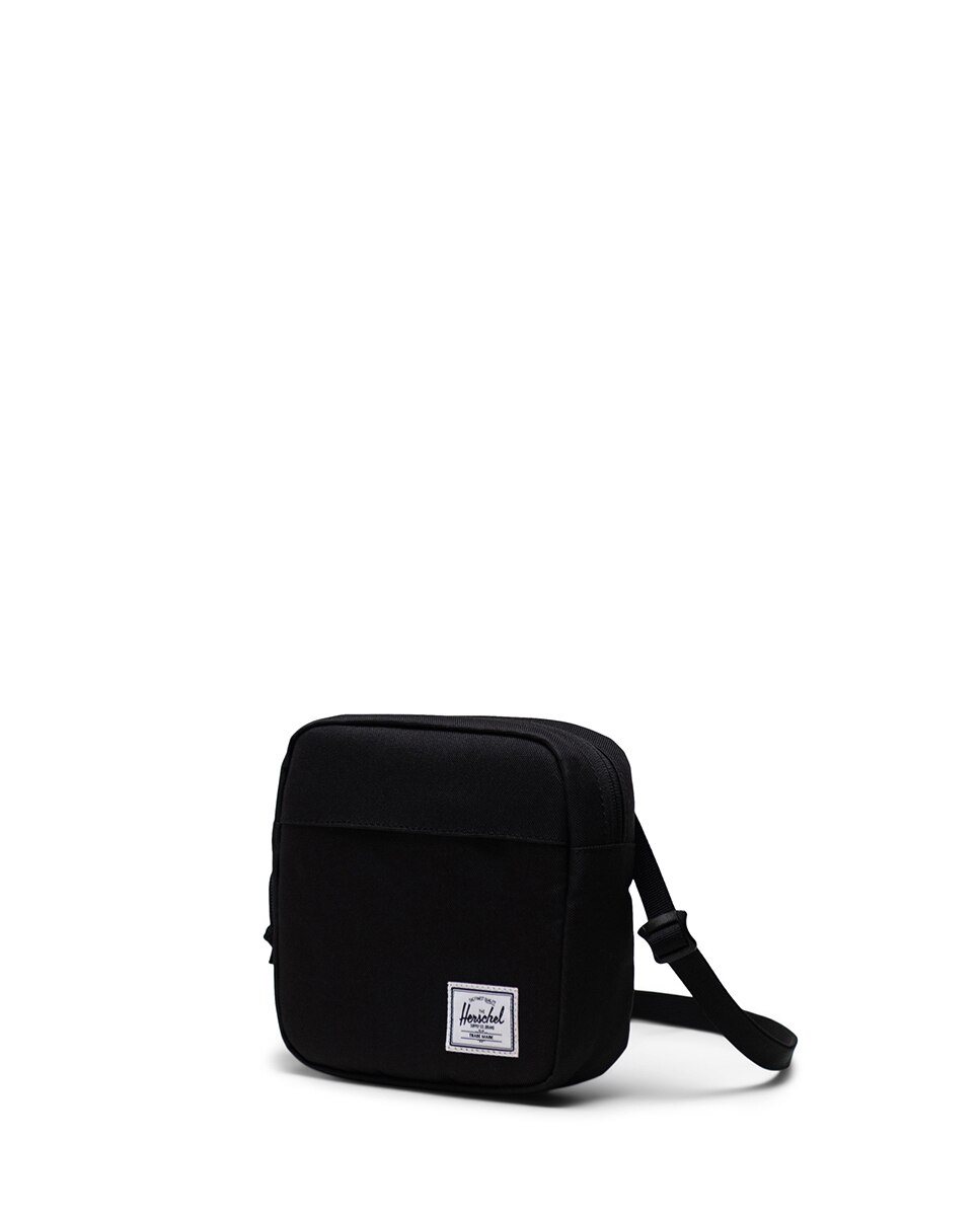 Bandolera unisex herschel ecológica en tejido 2 l con cremallera y bolsillo interno - Negro Negro-3