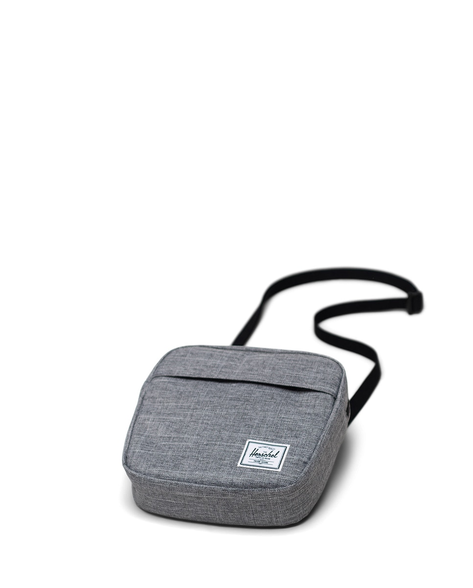 Bandolera unisex herschel ecológica en tejido 2 l con cremallera y bolsillo interno - Gris claro Gris claro-2