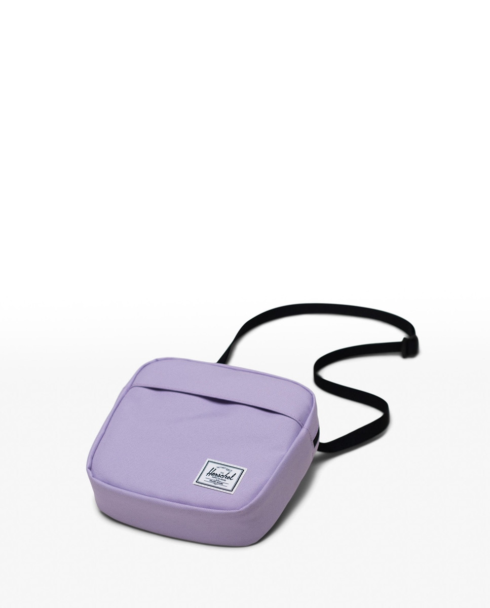 Bandolera unisex herschel ecológica en tejido 2 l con cremallera y bolsillo interno - Lila Lila-2