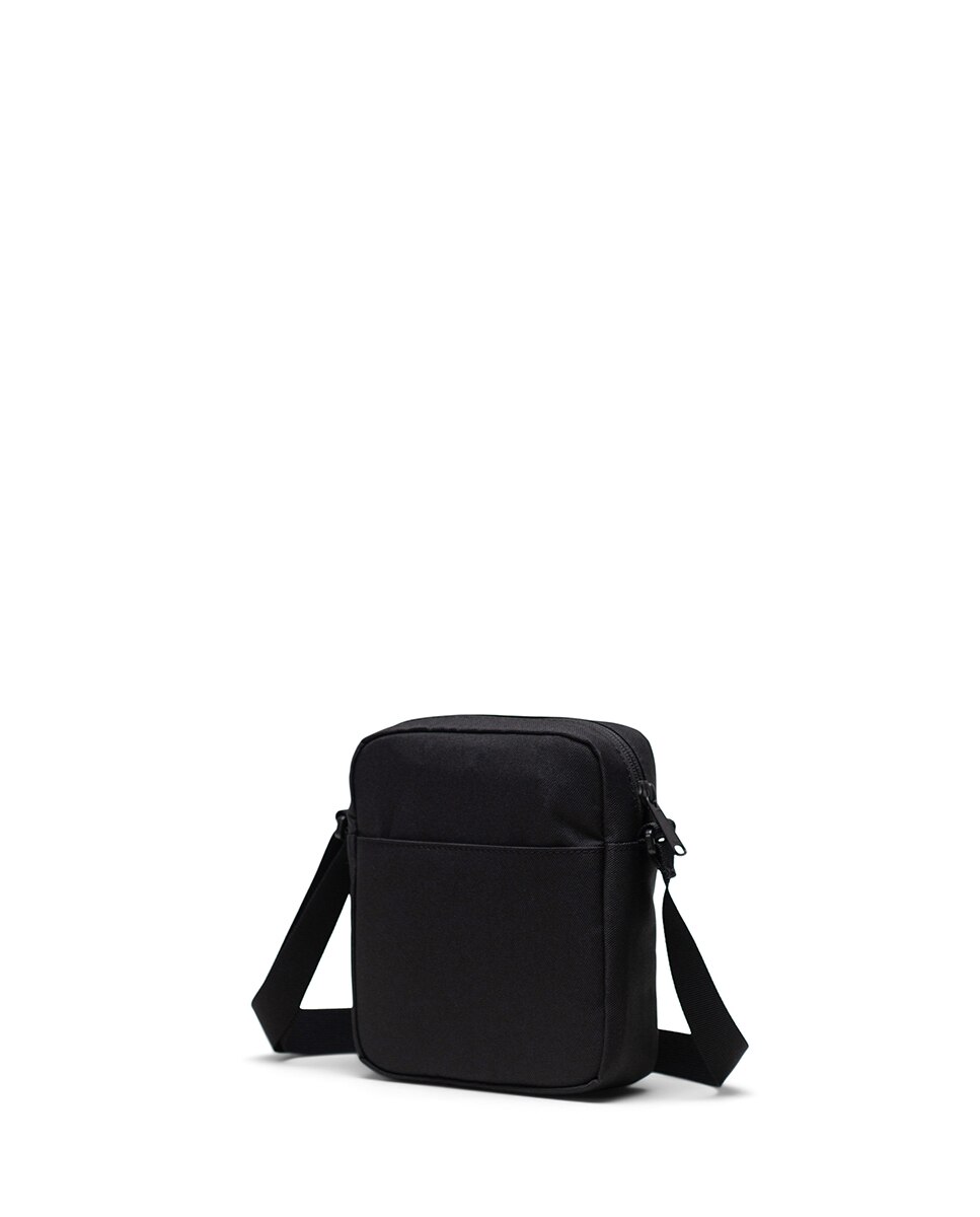 Bandolera unisex herschel ecológica en tejido 2 l y medio con cremallera y bolsillo interno - Negro mate Negro mate-3