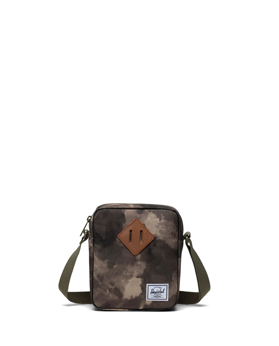 Bandolera unisex ecológica azul de 2.6 l con cremallera y bolsillo interno - Herschel - Verde Verde-1