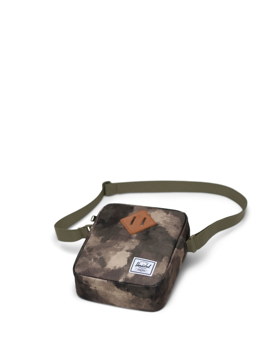 Bandolera unisex ecológica azul de 2.6 l con cremallera y bolsillo interno - Herschel - Verde Verde-2