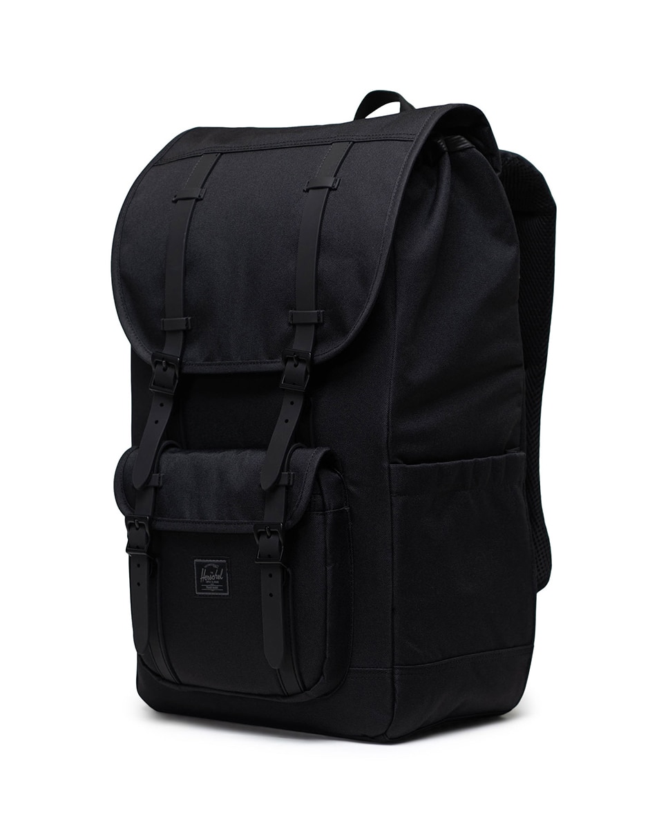Mochila unisex herschel ecológica en tejido de 30 l con funda para portátil - Negro mate Negro mate-2