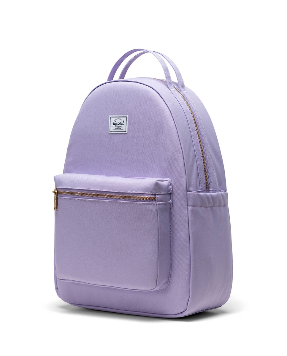 Mochila mujer ecológica azul 18 l con bolsillo delantero con cremallera - Herschel - Lila Lila-3