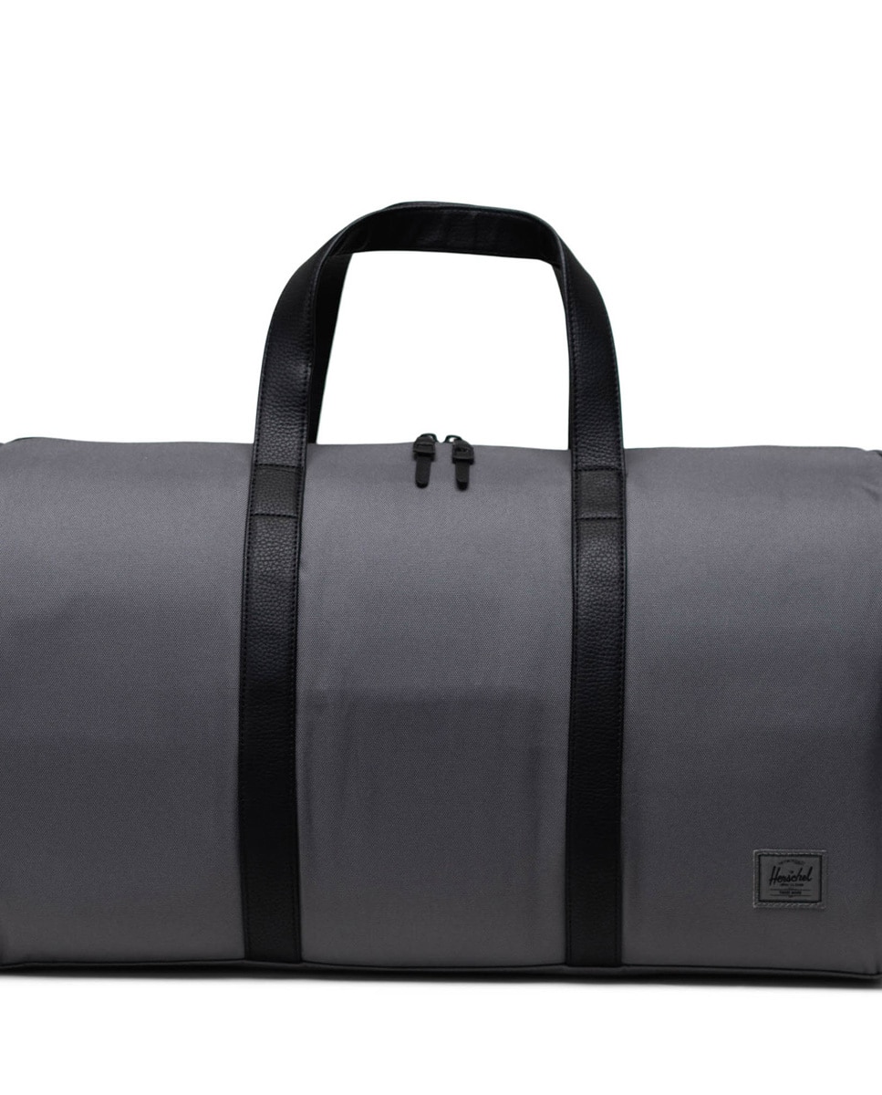 Bolsa de viaje unisex herschel de 46 l en tejido ecológico con cremallera - Gris claro Gris claro-1