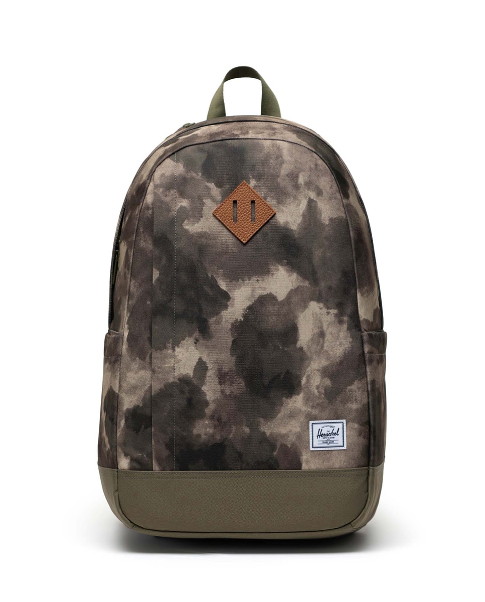Mochila unisex herschel reciclada en tejido de 26 l - Verde militar Verde militar-1