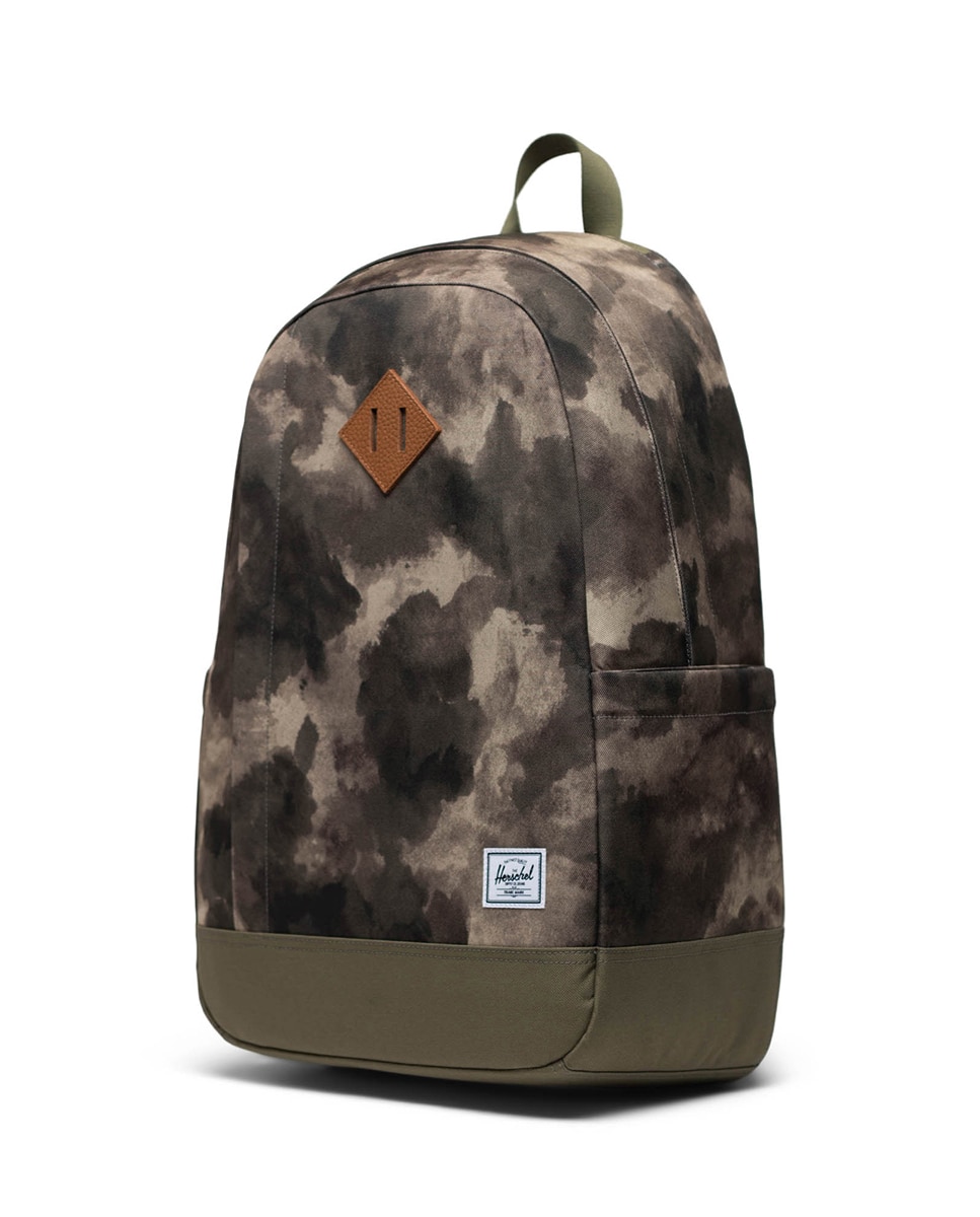 Mochila unisex herschel reciclada en tejido de 26 l - Verde militar Verde militar-2