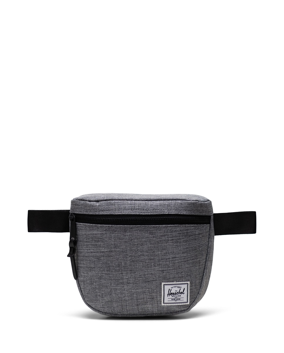 Riñonera unisex herschel reciclada en tejido de 2 l con cremallera - Azul / Blanco Gris claro-1
