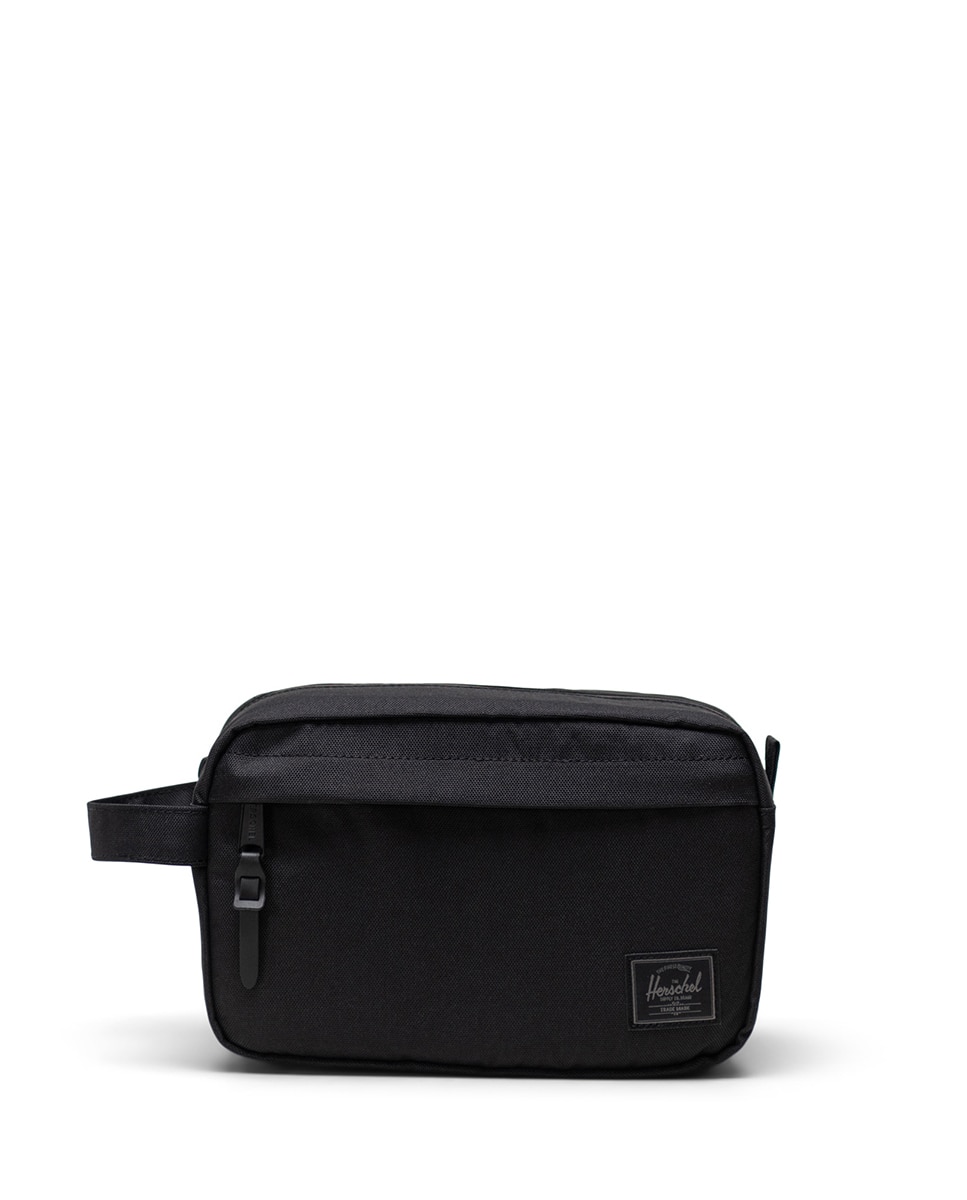 Neceser ecológico unisex herschel en tejido de 5 l con bolsillo delantero - Negro mate Negro mate-1