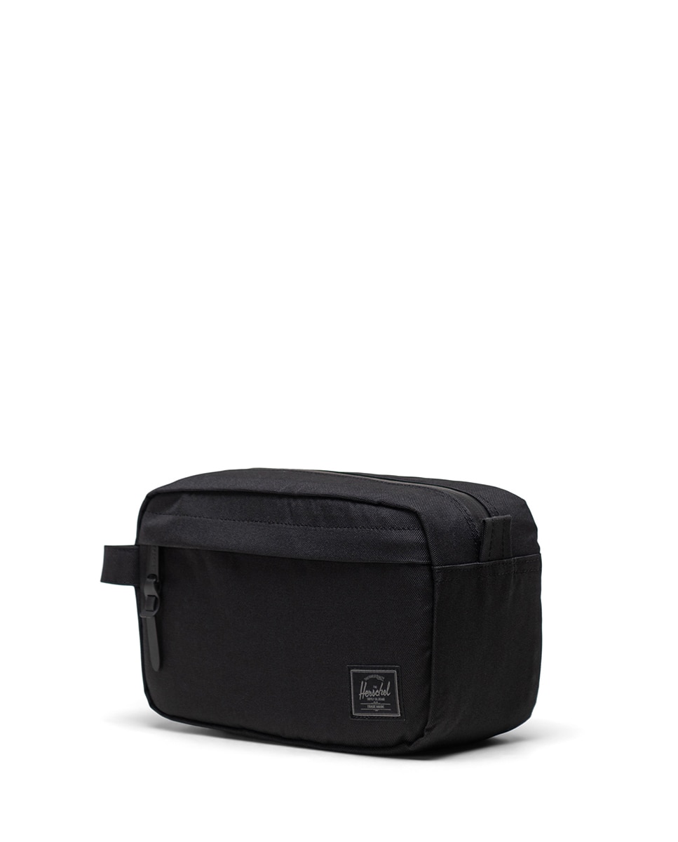 Neceser ecológico unisex herschel en tejido de 5 l con bolsillo delantero - Negro mate Negro mate-2