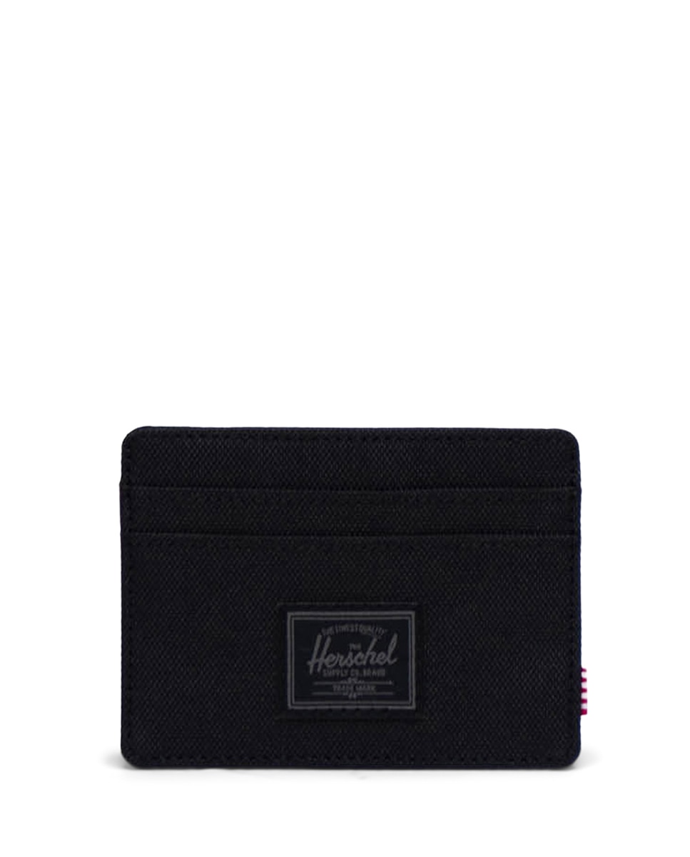 Tarjetero unisex herschel ecológico en tejido - Negro mate Negro mate-1