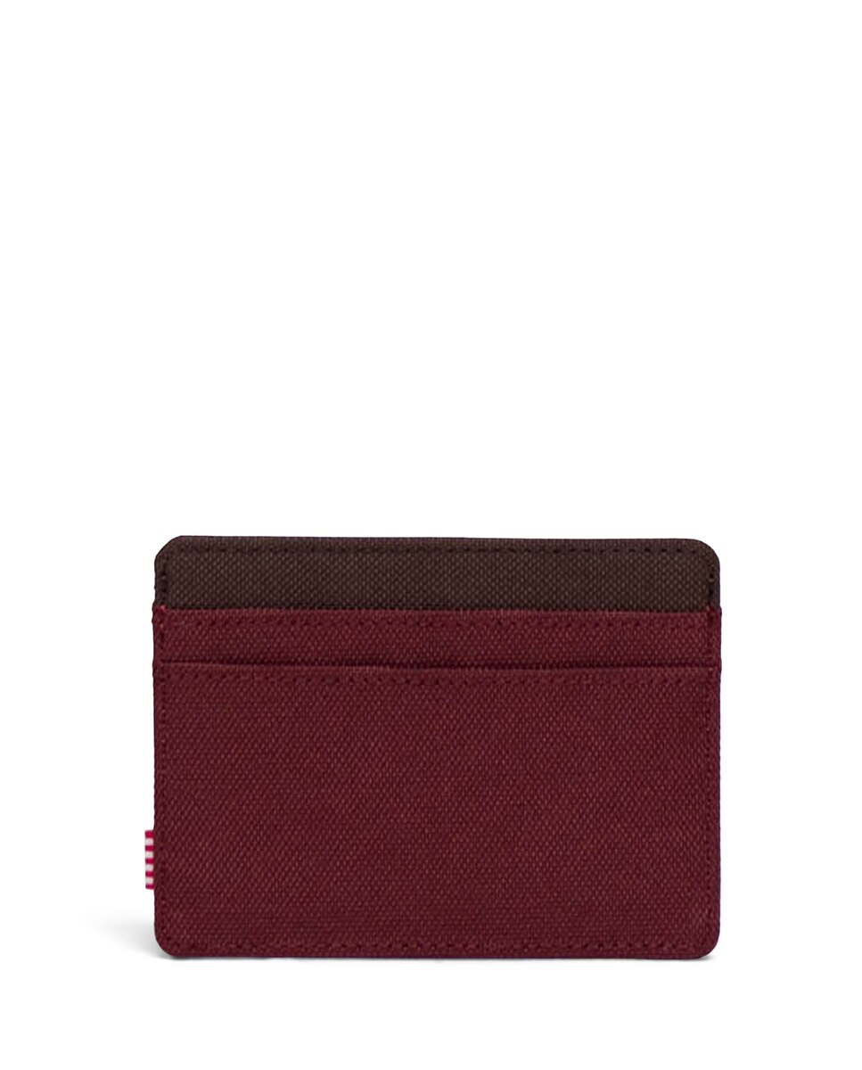Tarjetero unisex herschel ecológico en tejido - Burdeos Burdeos-2