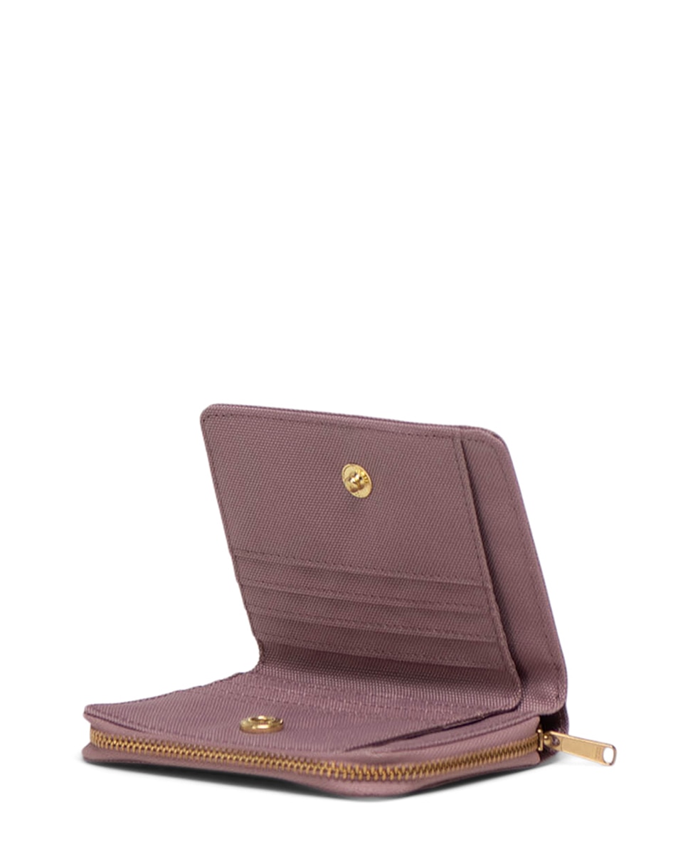 Monedero mujer herschel ecológico en tejido para monedas y billetes - Rosa Rosa-3