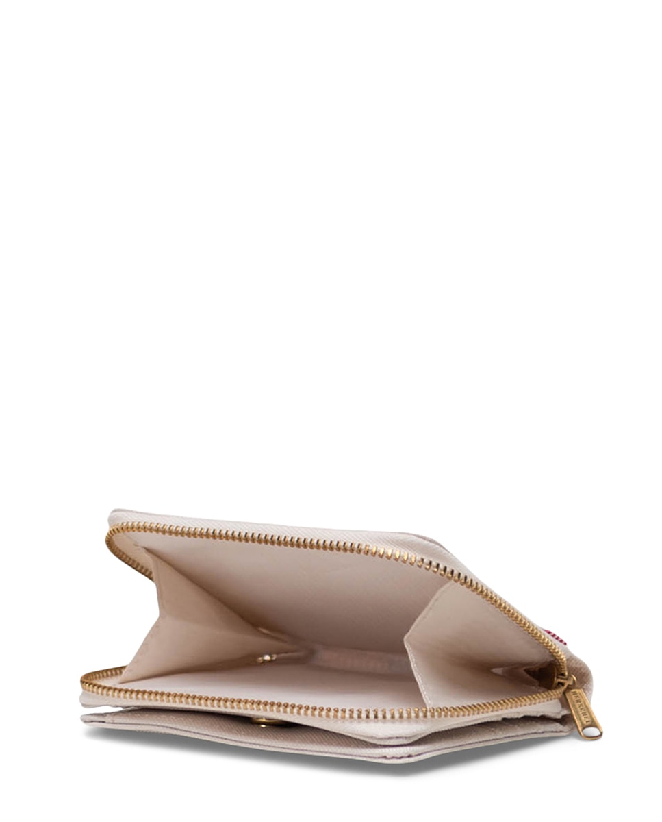 Monedero mujer herschel ecológico en tejido para monedas y billetes - Beige Beige-2