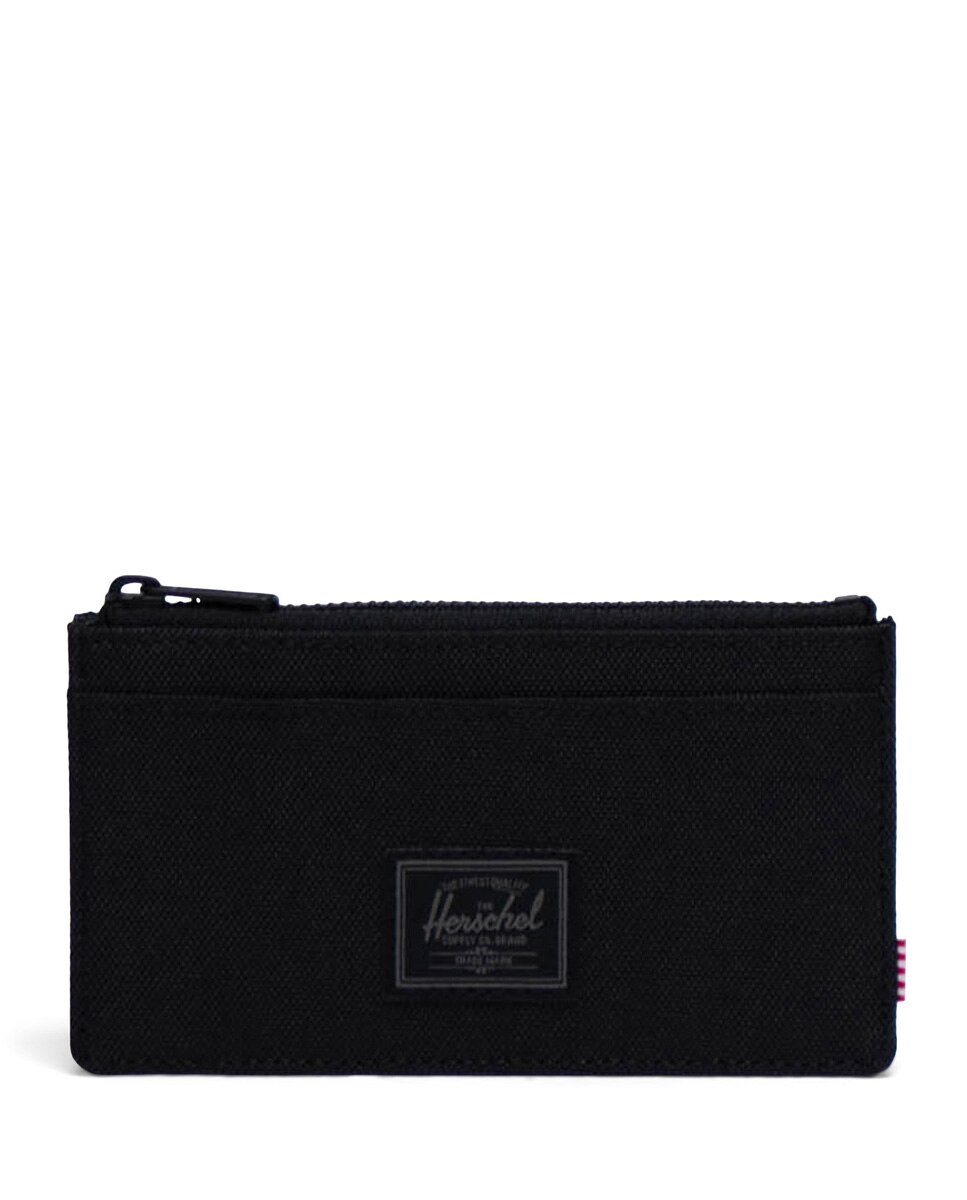Tarjetero unisex herschel ecológico en tejido - Negro mate Negro mate-1