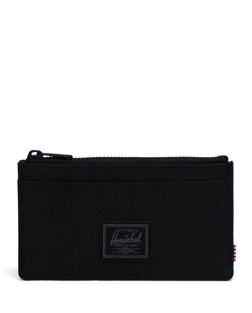 Imagen 0 de Tarjetero unisex ecológico negro con cremallera