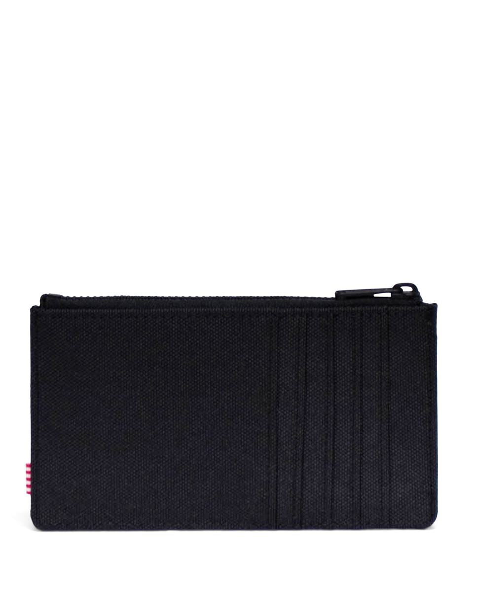 Tarjetero unisex herschel ecológico en tejido - Negro mate Negro mate-2