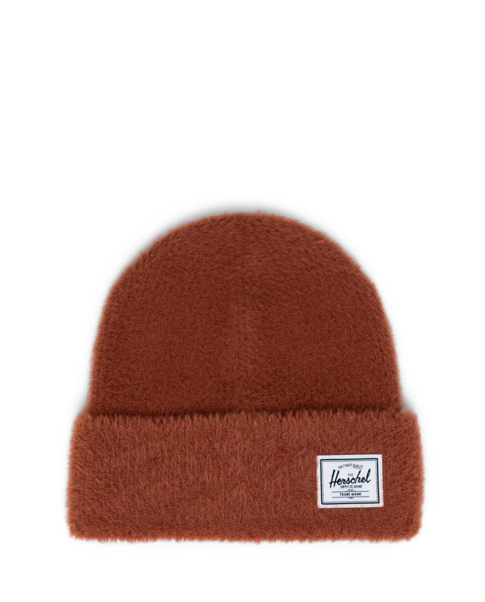 Gorro mujer herschel en falso mohair suave - Marrón claro Marrón claro-2