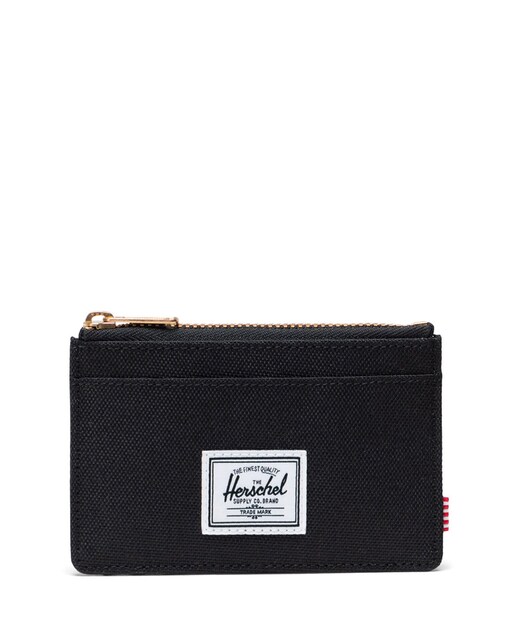 Imagen 0 de Tarjetero unisex ecológico negro con cremallera