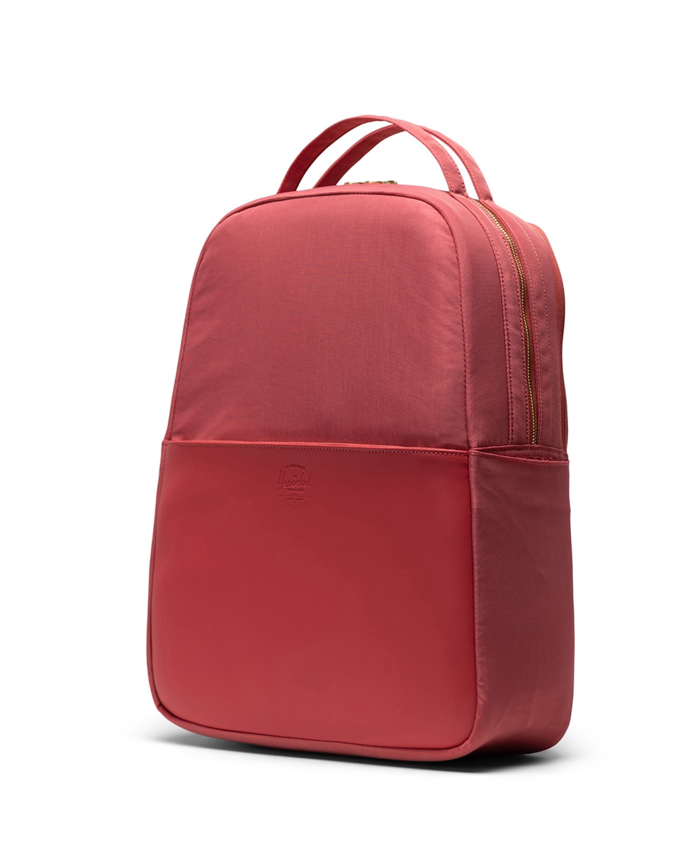 Mochila mujer 18,5 l combinado con piel en contraste - Herschel - Naranja Naranja-3