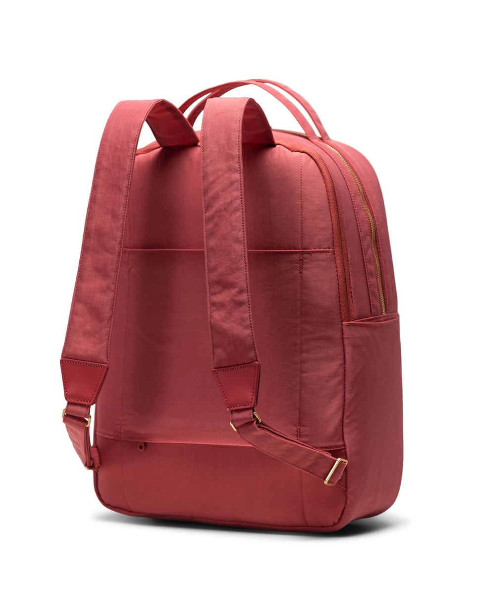 Mochila mujer 18,5 l combinado con piel en contraste - Herschel - Naranja Naranja-4